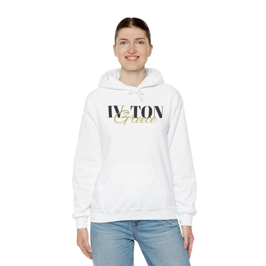 IV-TON white Greece hoodie
