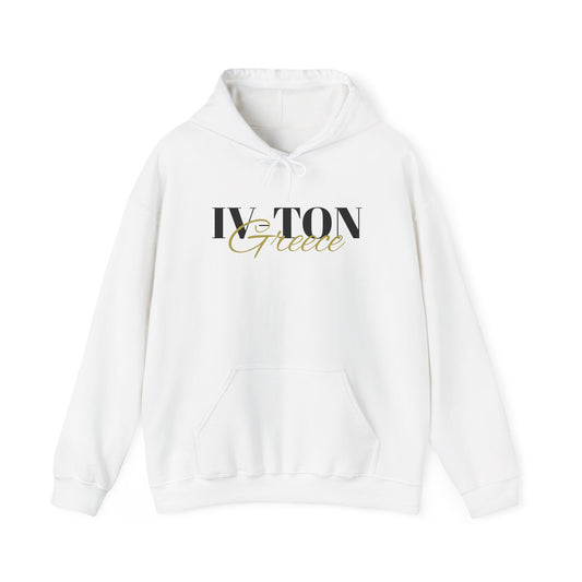 IV-TON white Greece hoodie